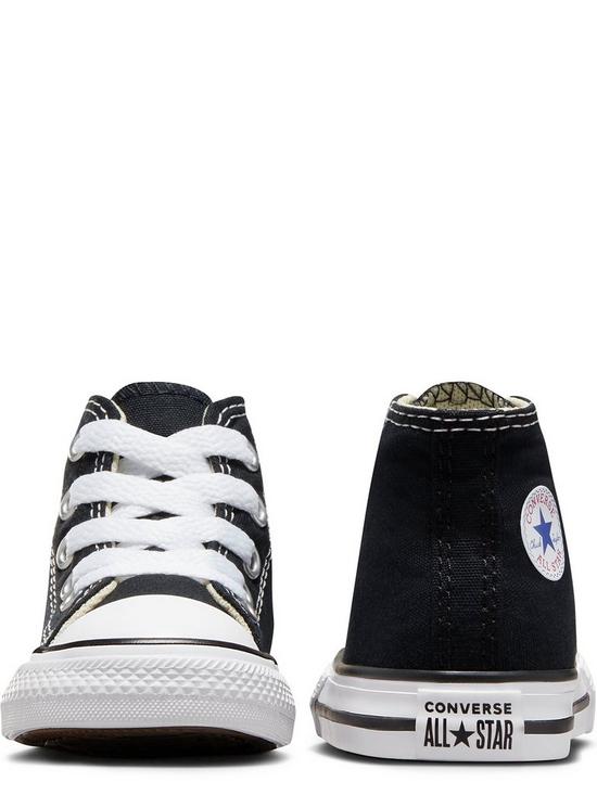 stillFront image of converse-chuck-taylor-all-star-ox-infant-unisex-trainers--black