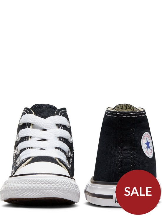 stillFront image of converse-chuck-taylor-all-star-ox-infant-unisex-trainers--black