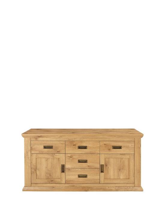 front image of clifton-large-wood-effect-sideboard