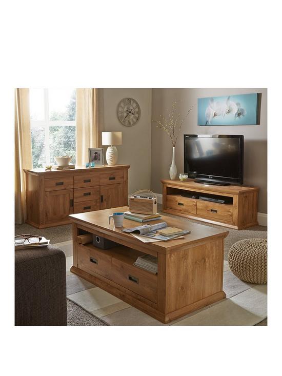 stillFront image of very-home-clifton-large-wood-effect-sideboard