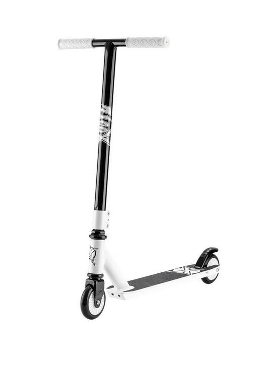 front image of xootz-invert-t-bar-stunt-scooter