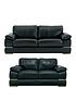  image of very-home-primo-italian-leather-3-seaternbsp-2-seaternbspsofa-set-buy-and-save