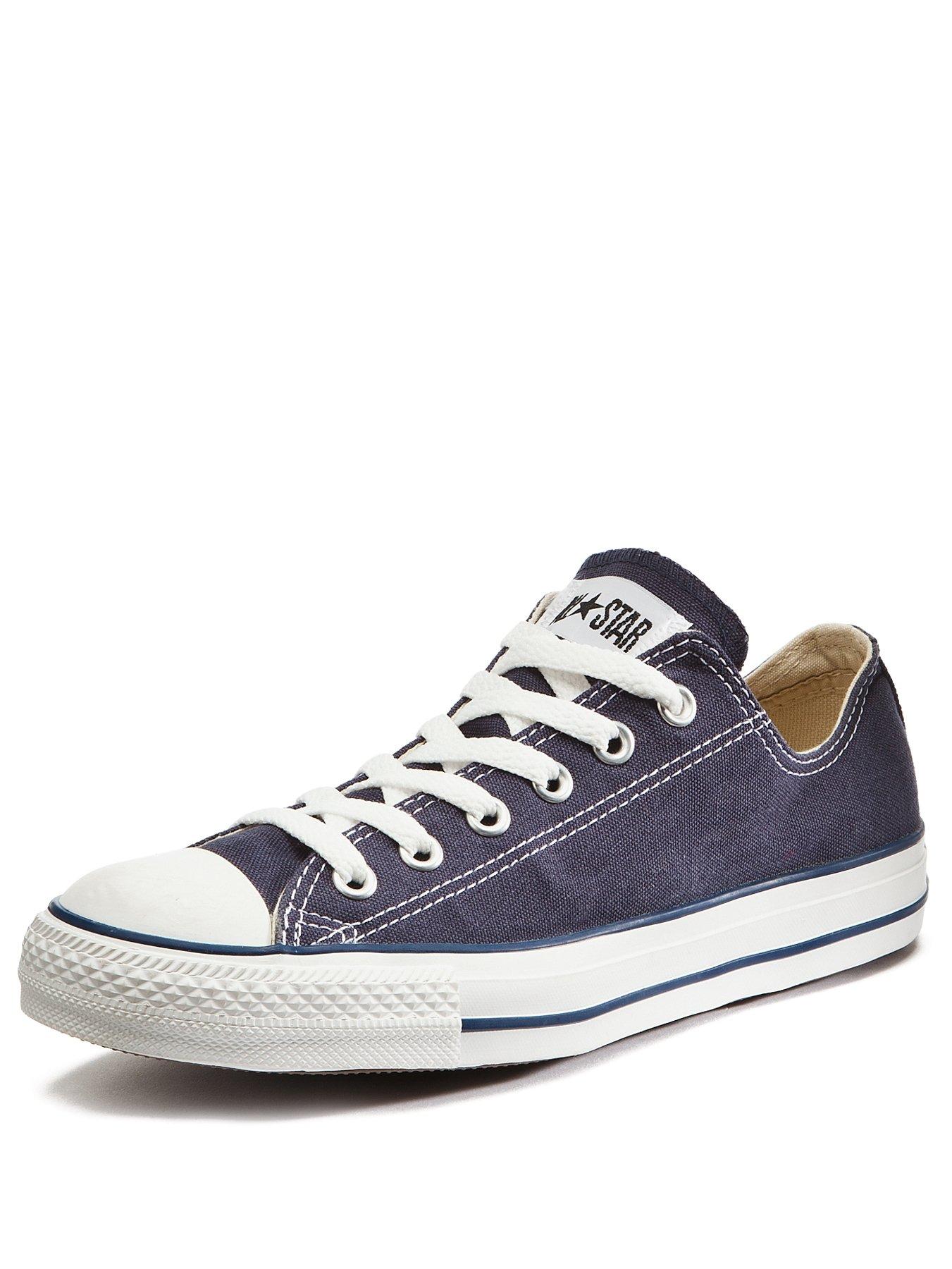 converse chuck taylor all star leather ox plimsolls