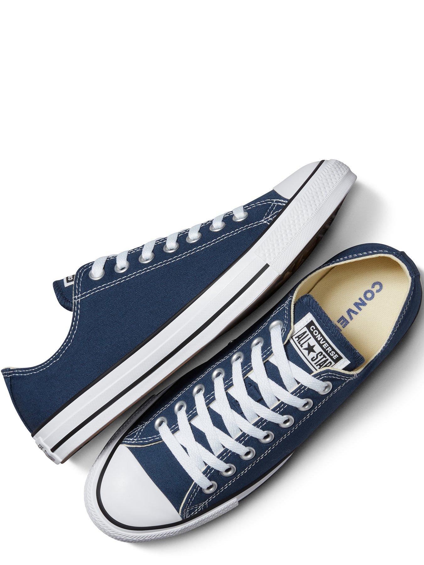 Image 4 of 7 of Converse Unisex Ox Trainers - Navy