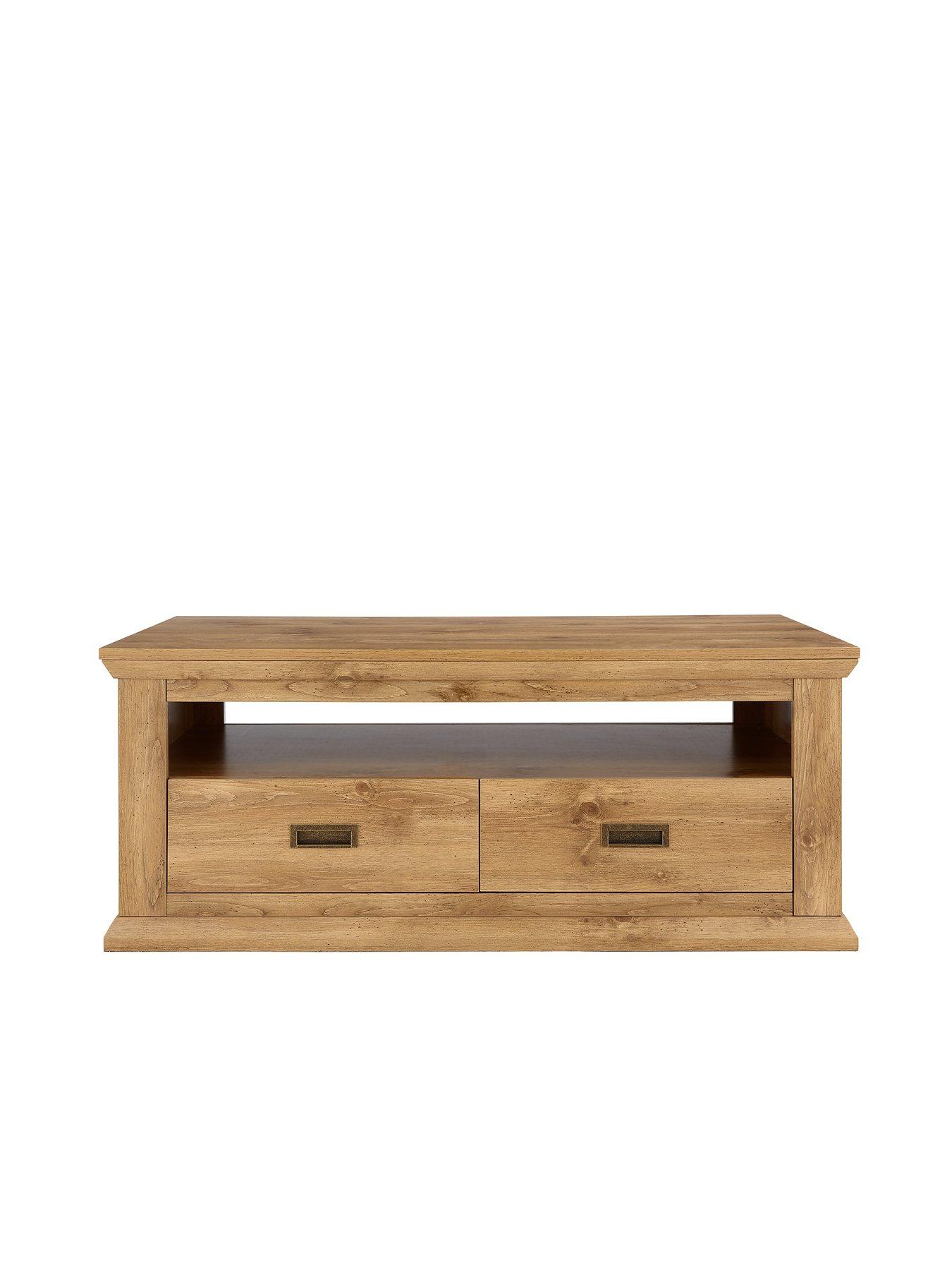 constance oak coffee table