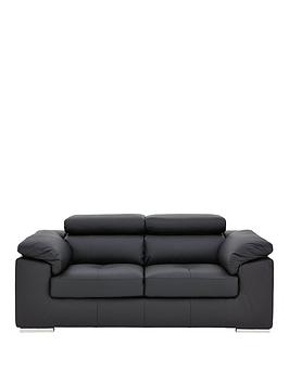 Very Brady 100% Premium Leather 2-Seater Sofa Picture