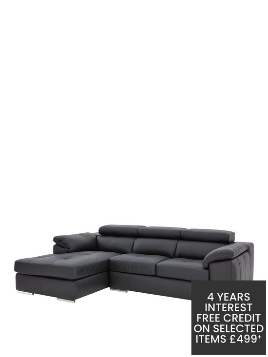 stillFront image of very-home-brady-100-premium-leather-3nbspseater-left-hand-chaise-sofa