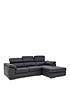  image of brady-100-premium-leather-3nbspseater-rightnbsphand-chaise-sofa