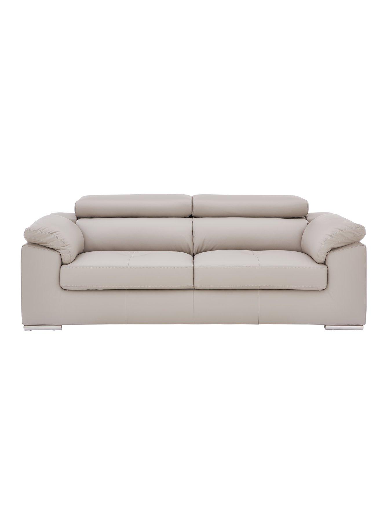 The Very Collection Brady 100% Premium Leather 3 Seater Sofa - FSC® Certified