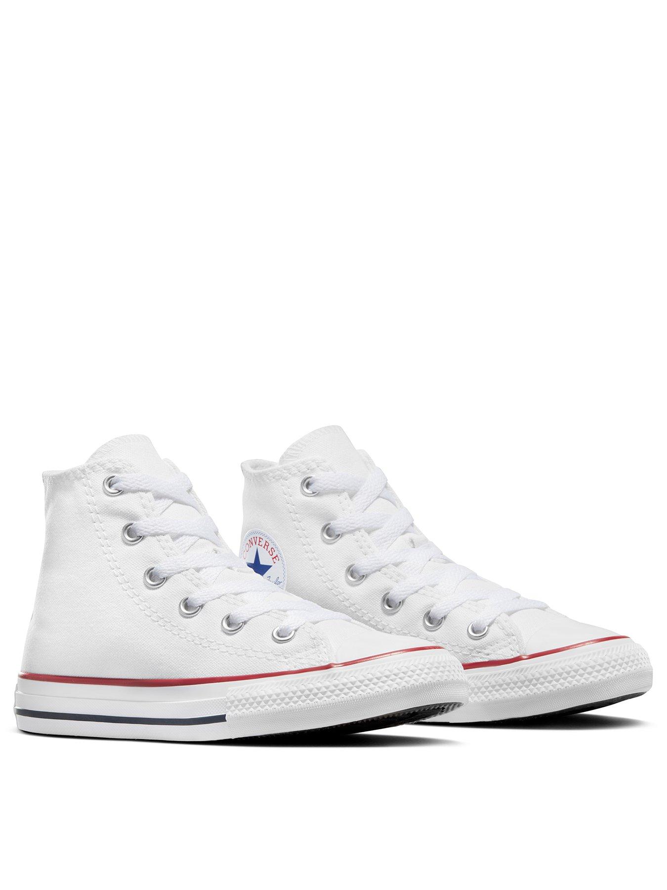 Image 3 of 6 of Converse Kids Unisex Hi Top Trainer - White