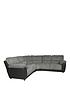  image of sienna-fabricfaux-leather-static-corner-group-sofa