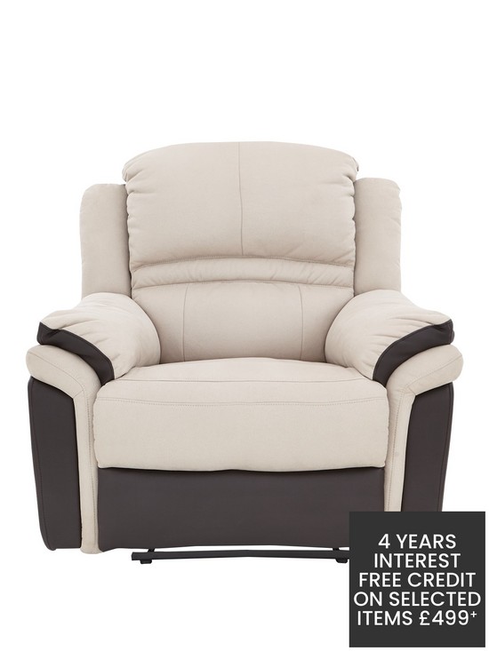 front image of petra-manual-recliner-armchair