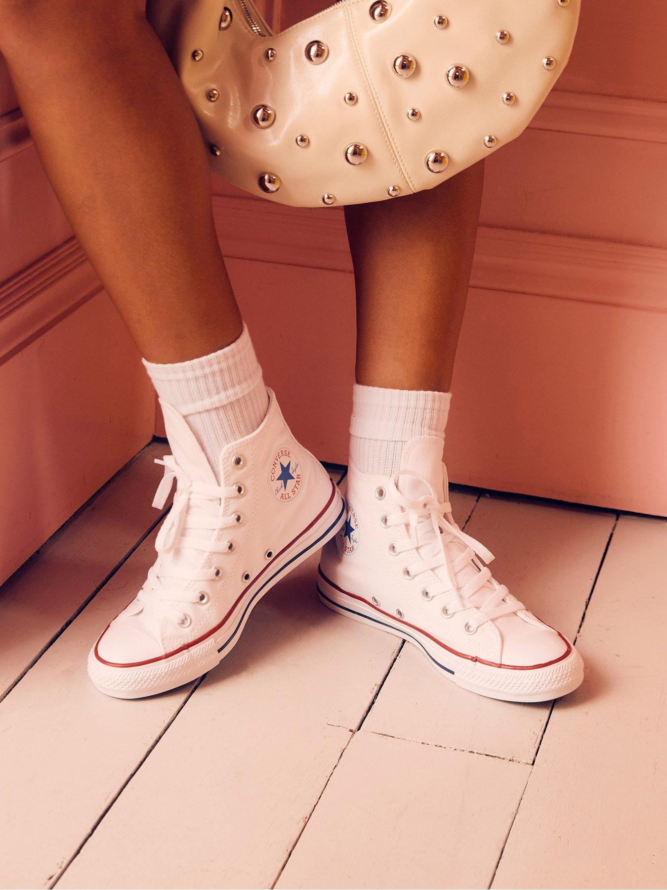undefined Unisex Hi Trainers - White