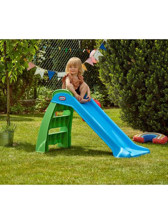 front image of little-tikes-my-first-slide-blue