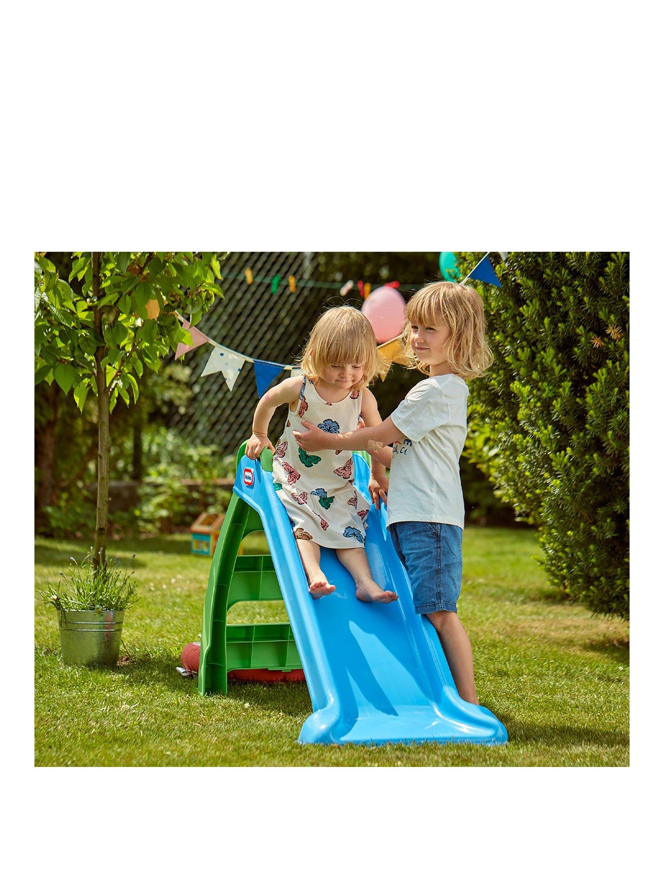 Little tikes slide hot sale green and blue