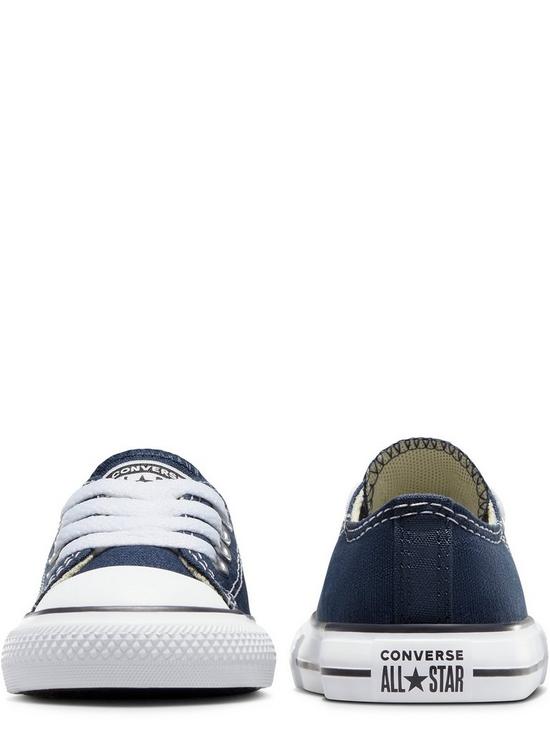 stillFront image of converse-chuck-taylor-all-star-ox-infant-unisex-trainers--navy
