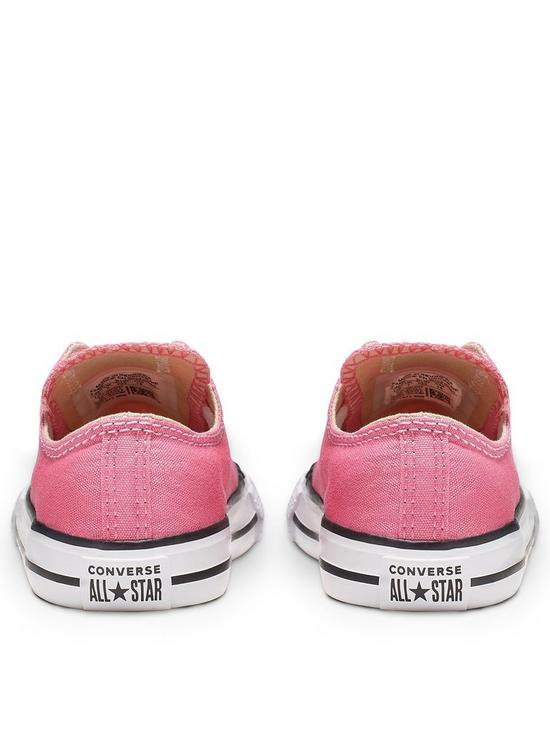 stillFront image of converse-chuck-taylor-all-star-ox-infant-girls-trainers--pink