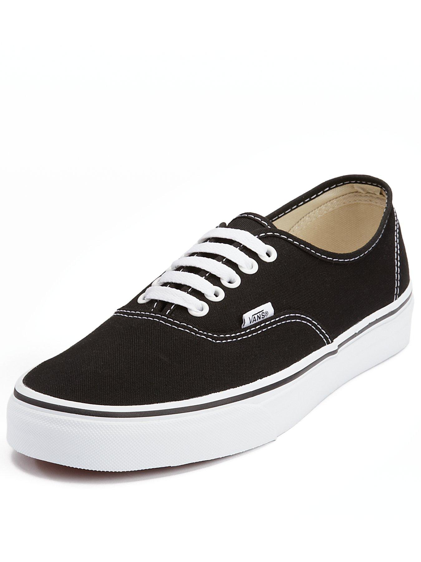 Vans Unisex Authentic Trainers - Black/white