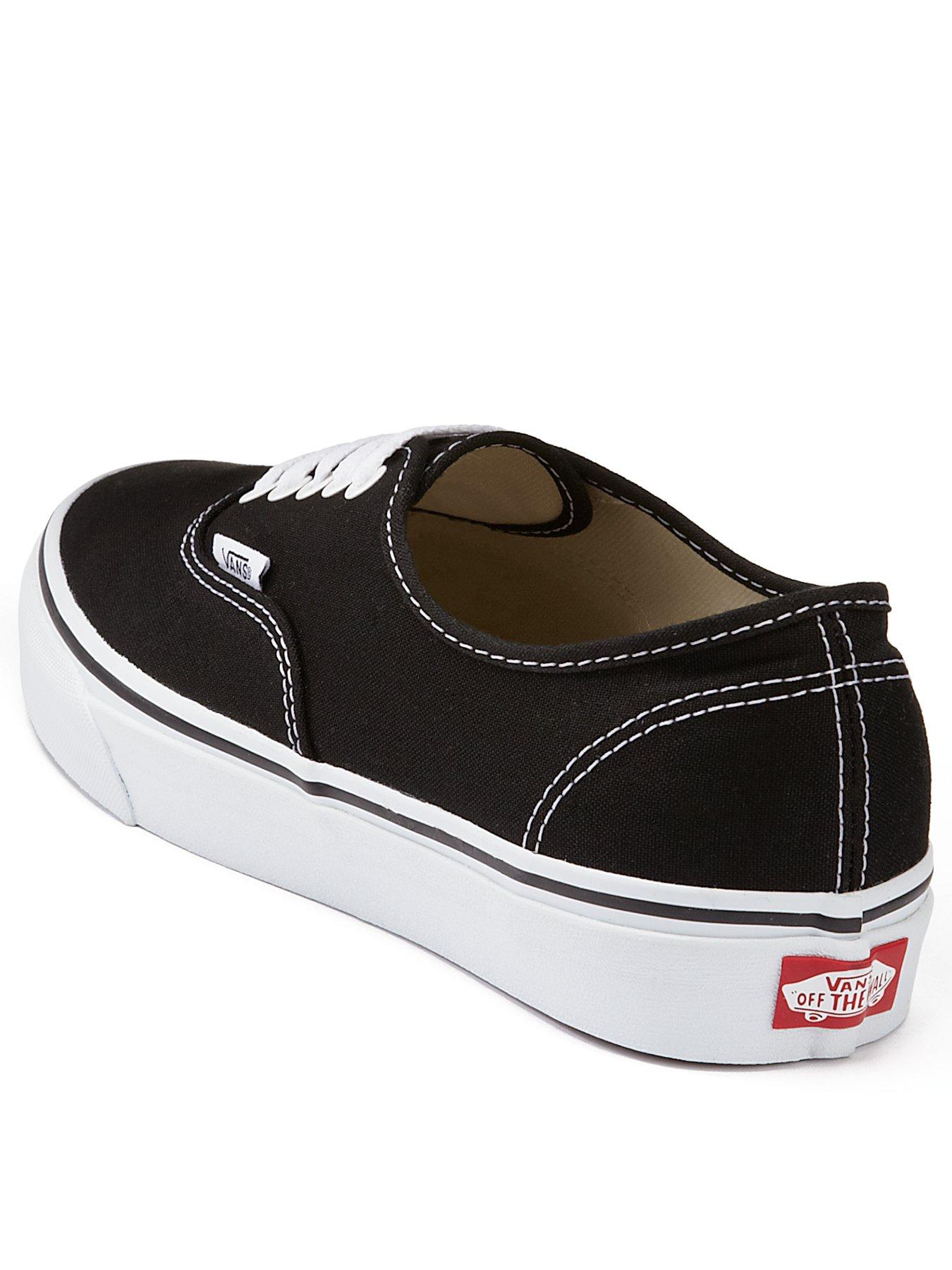 Vans authentic hot sale black mens