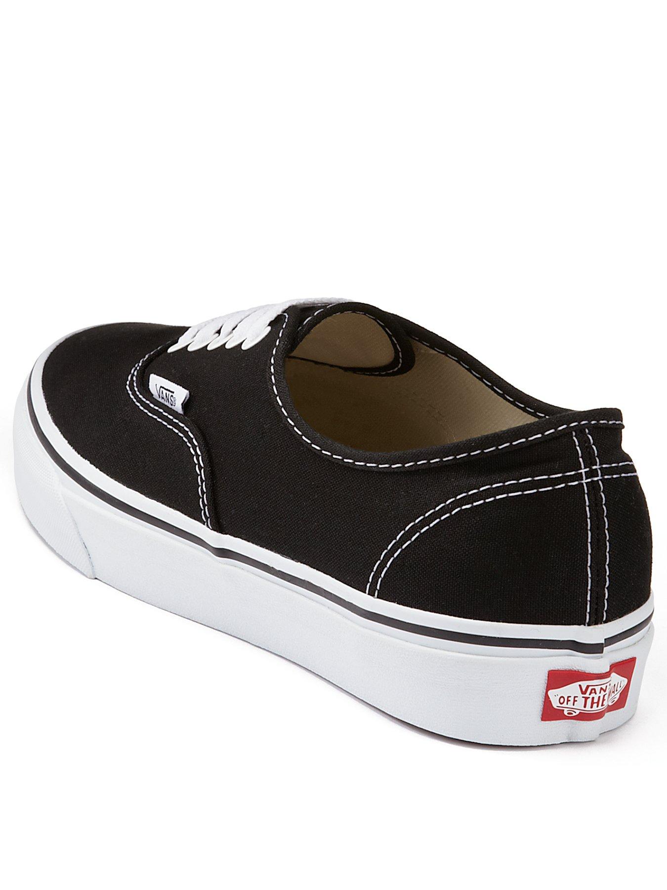 Image 2 of 5 of Vans Unisex Authentic Canvas Shoes&nbsp;- Black/white