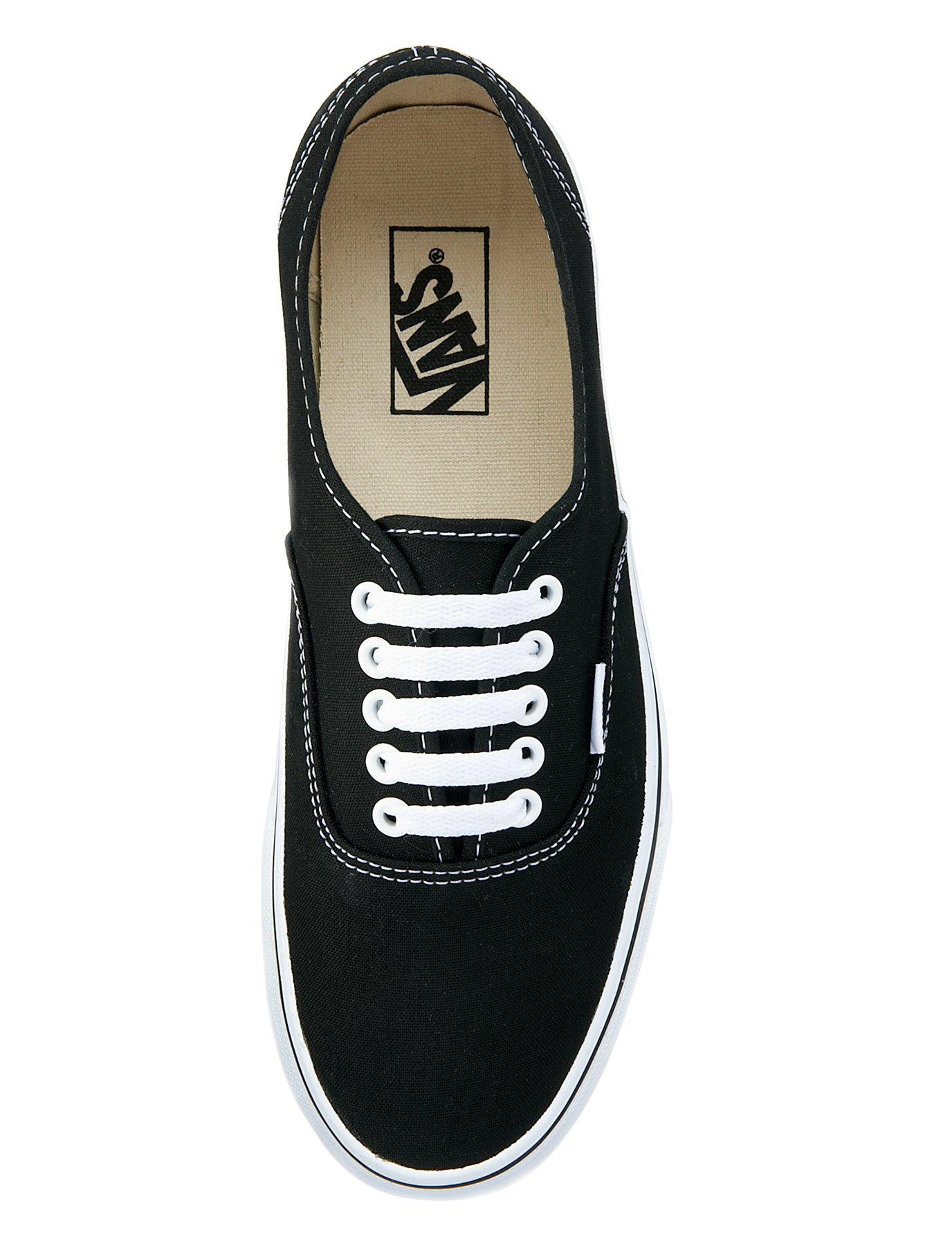Image 4 of 5 of Vans Unisex Authentic Canvas Shoes&nbsp;- Black/white