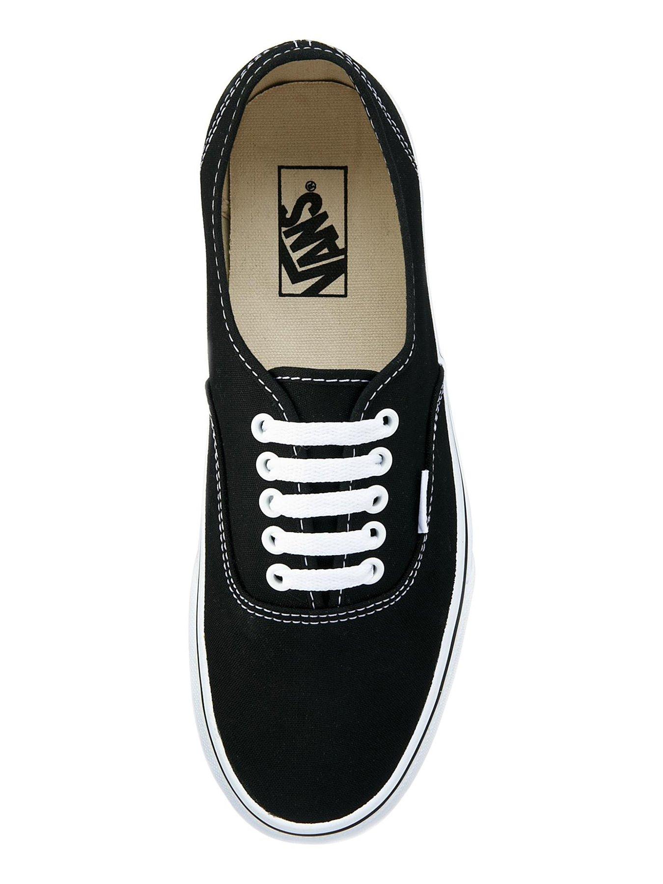 Image 5 of 5 of Vans Unisex Authentic Canvas Shoes&nbsp;- Black/white