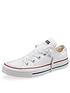  image of converse-chuck-taylor-all-star-ox-childrens-unisex-seasonal-nbsptrainers--white