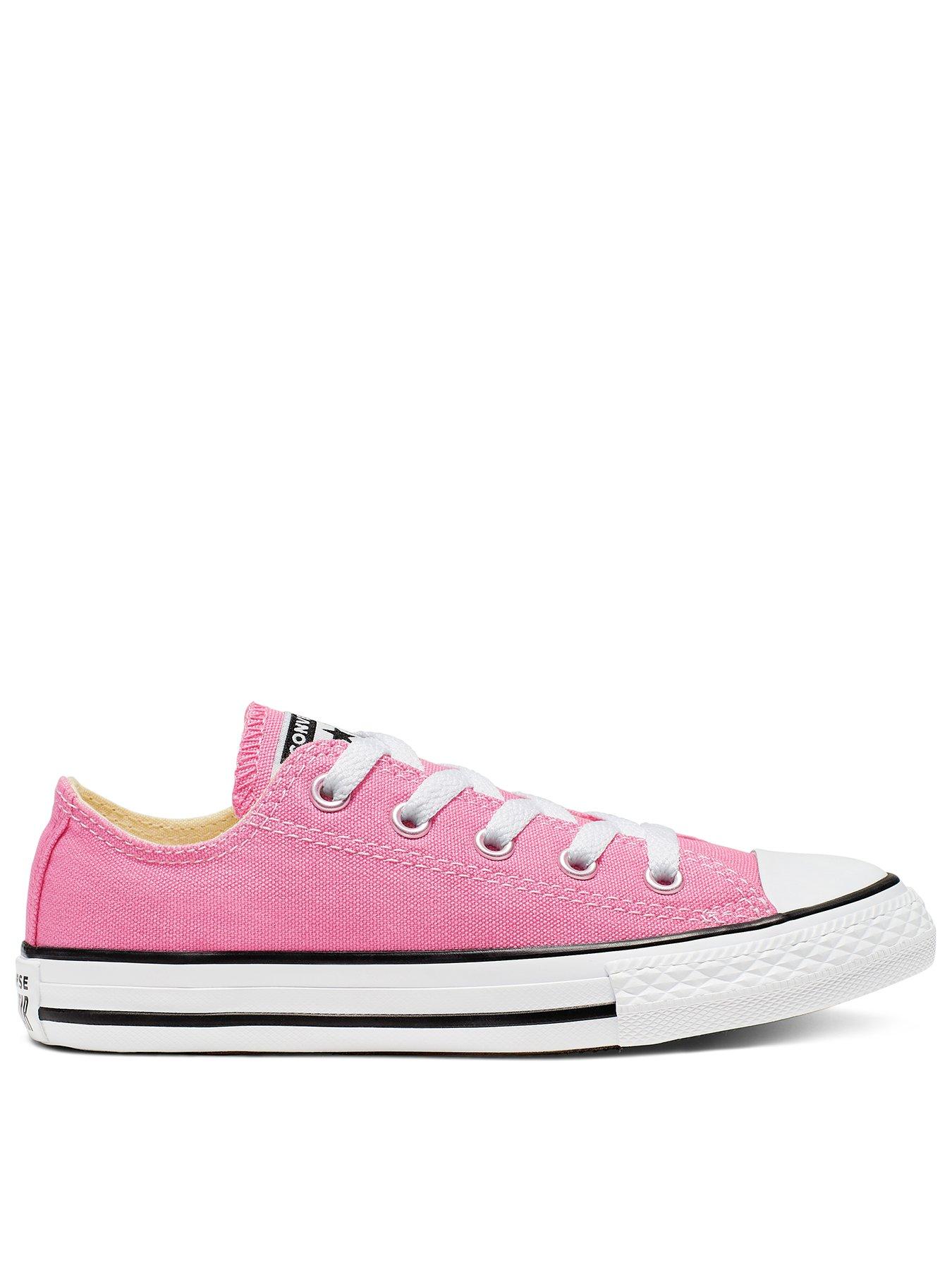 Converse Kids Girls OX Trainer - Pink