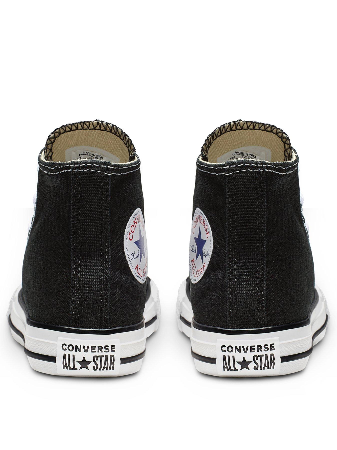 Image 2 of 6 of Converse Kids Unisex Hi Top Trainer - Black