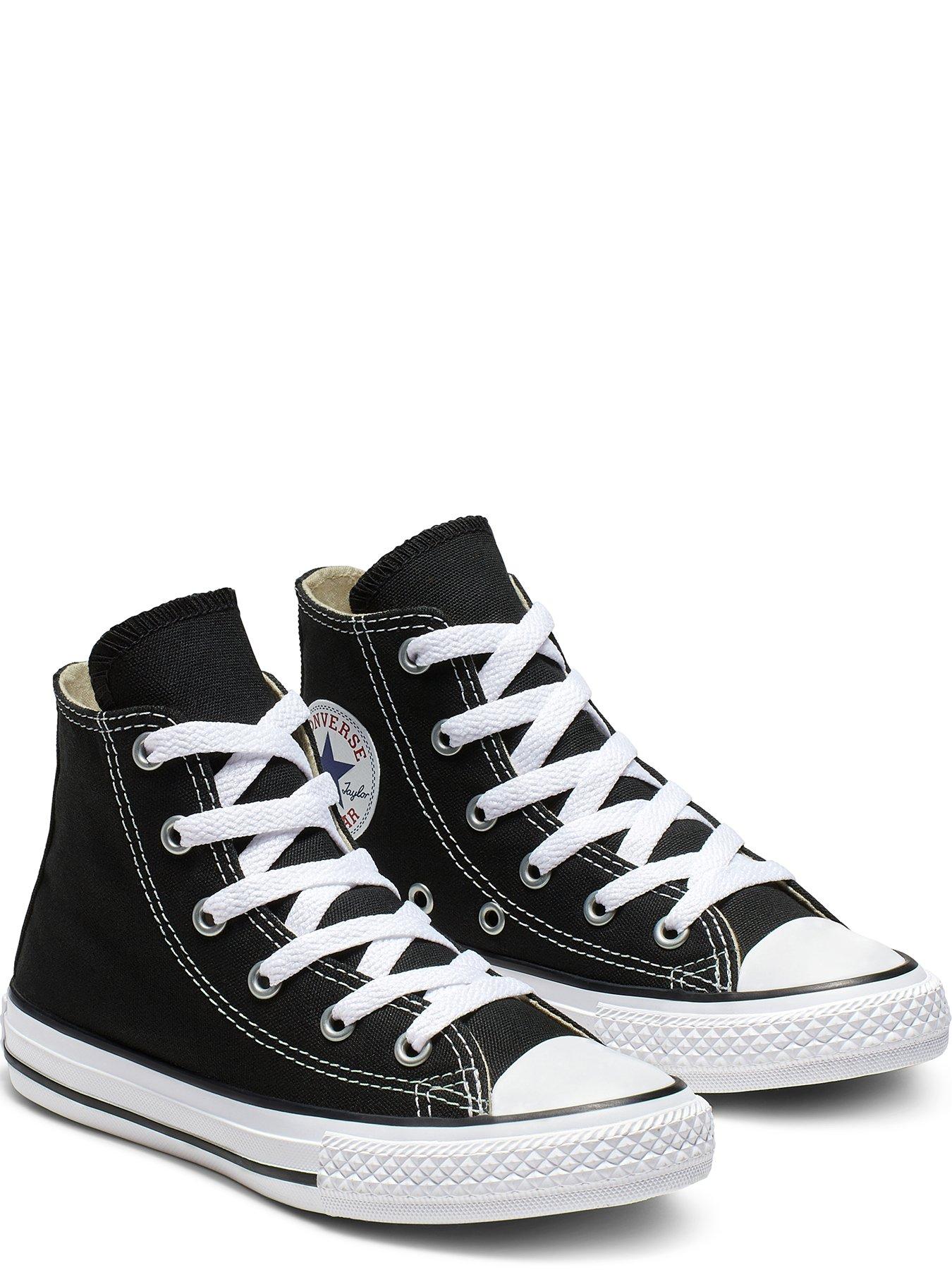 All black childrens deals converse