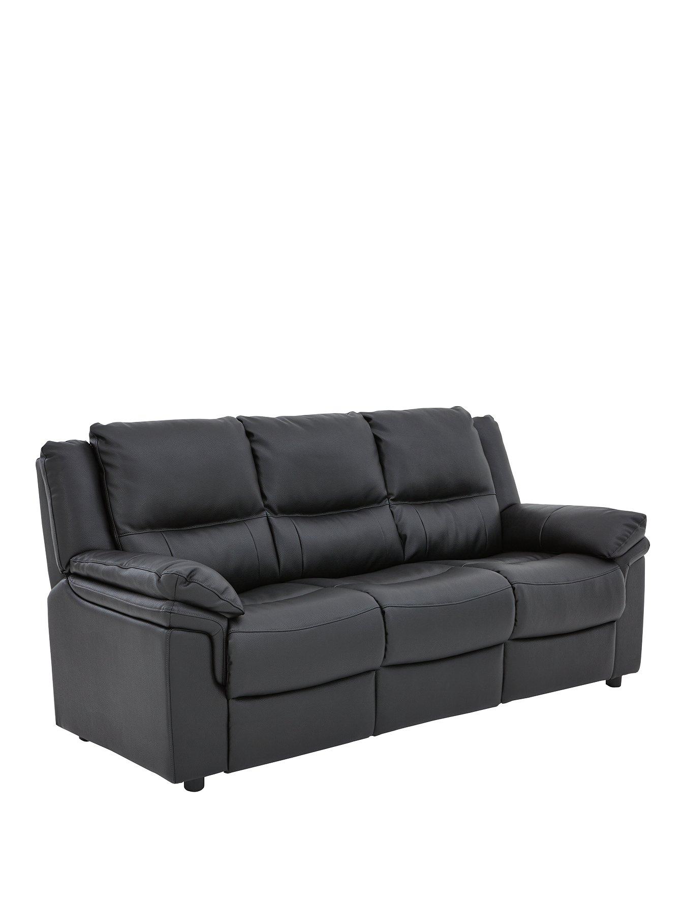 Image 3 of 5 of Albion Luxury Faux Leather High Back 3 Seater&nbsp;+ 2 Seater&nbsp;Sofa Set (Buy and SAVE!)