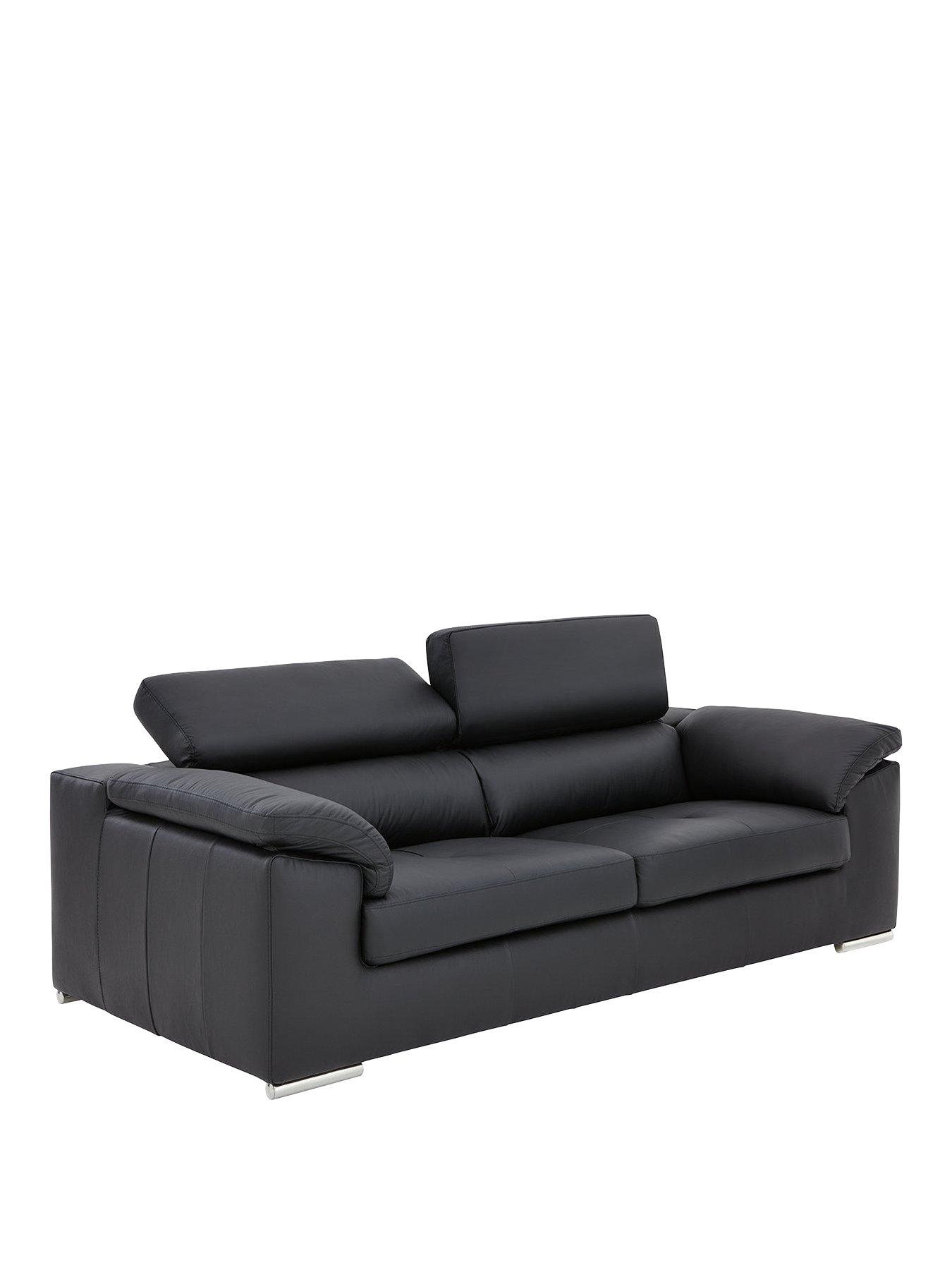 Image 3 of 5 of The Very Collection Brady 100% Premium Leather 3 Seater + 2 Seater Sofa Set (Buy and SAVE!)&nbsp;- FSC&reg; Certified