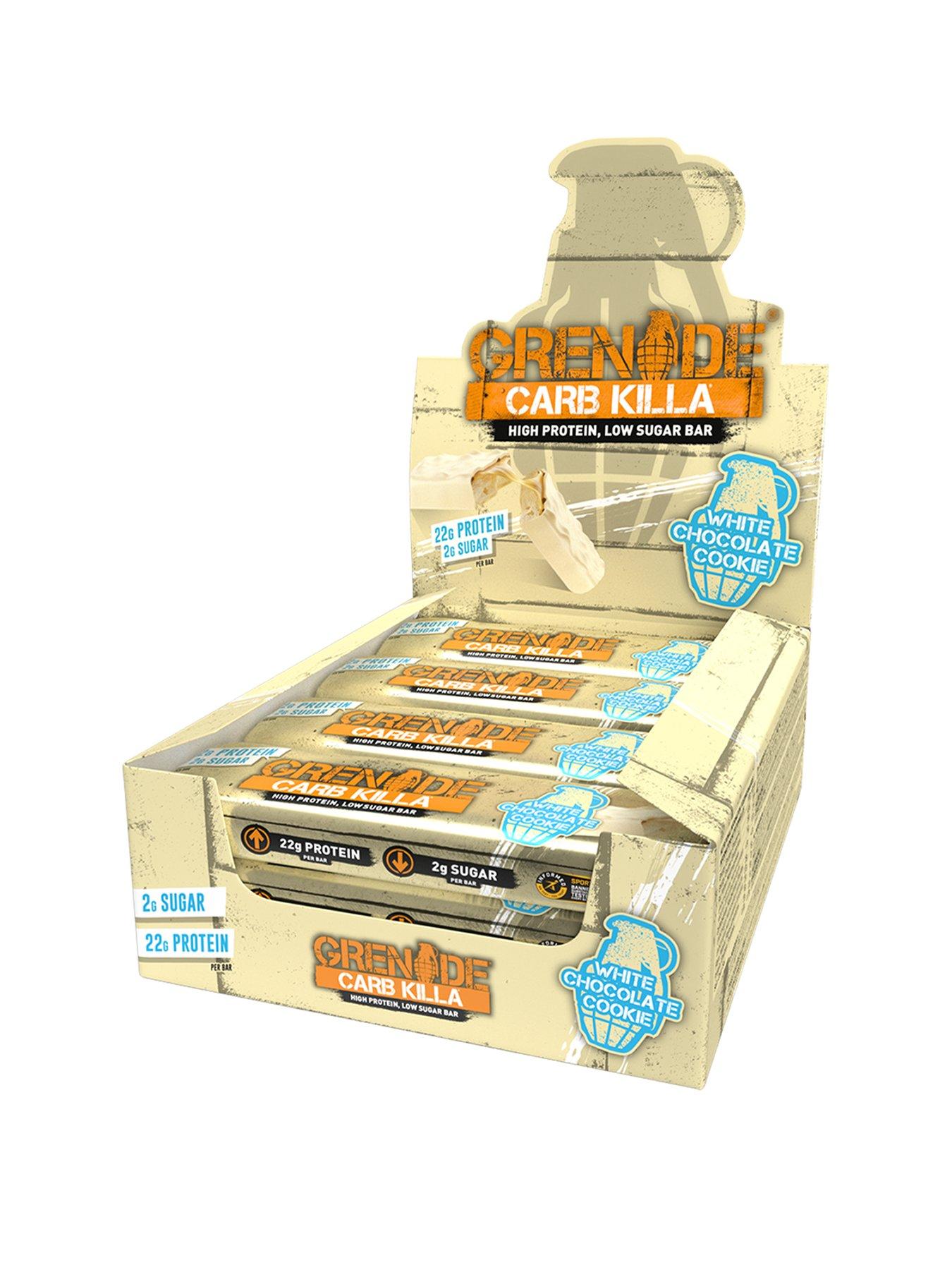 Image 1 of 4 of GRENADE White Chocolate Cookie Protein Bar (Case of 12 x 60g)