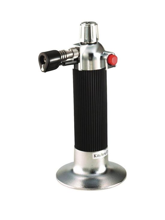 front image of kitchencraft-cookrsquos-blowtorch-with-chrome-fittings