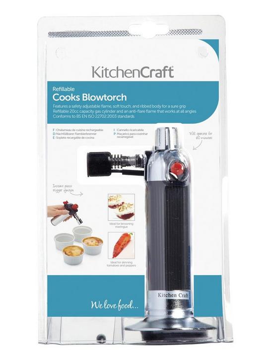 stillFront image of kitchencraft-cookrsquos-blowtorch-with-chrome-fittings