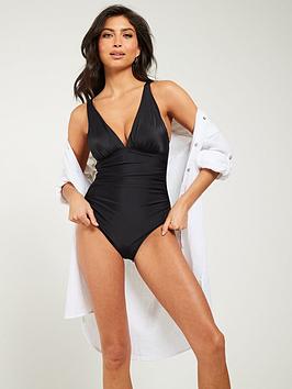 V by Very V By Very Shapewear Essential Swimsuit - Black Picture