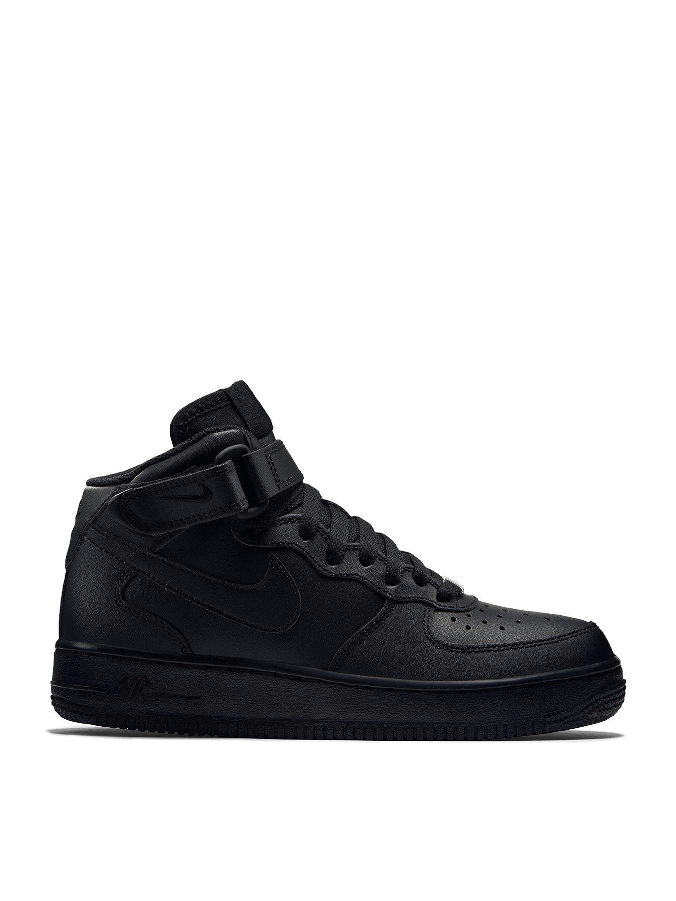 black air force 1 junior size 4.5