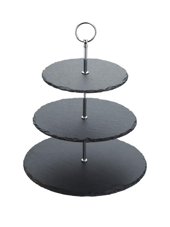 front image of masterclass-nbspartesagrave-three-tier-slate-cake-stand-285x345cm