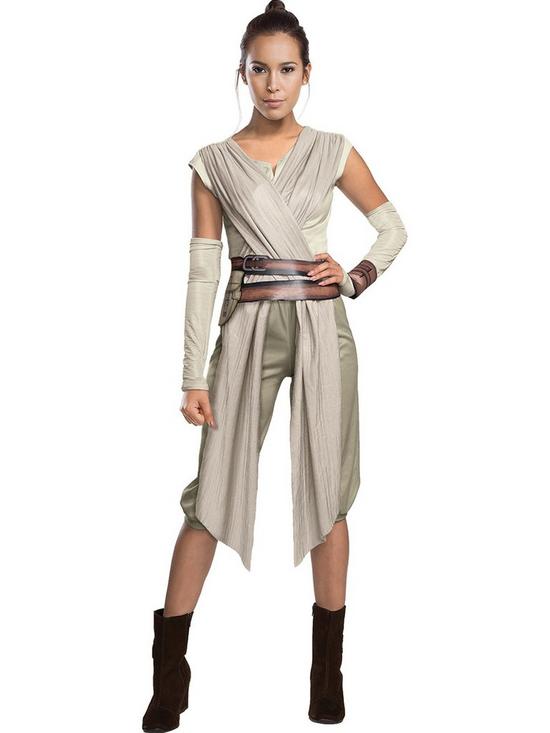front image of star-wars-deluxe-rey-ndash-adult-costume