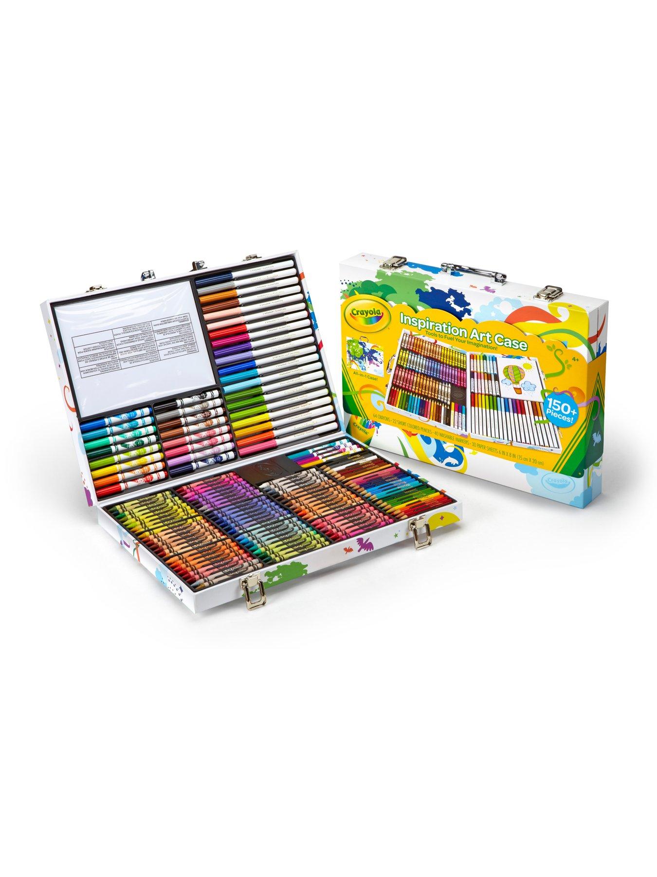 CRAYOLA Inspiration Art Case; 155 Art Supplies, Crayons, Gift for
