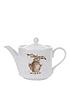  image of royal-worcester-wrendale-hare-teapot
