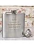  image of the-personalised-memento-company-personalised-stainless-steel-hip-flask
