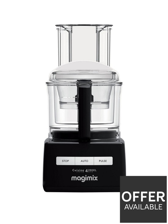 front image of magimix-cuisine-systeme-4200xl-blendernbspmix-food-processor-black