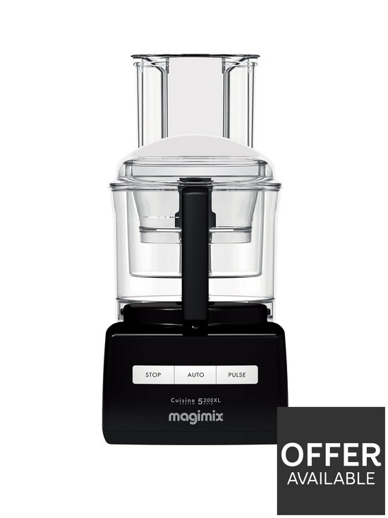 front image of magimix-cuisine-systeme-5200xl-premium-food-processor-black