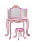  image of kidkraft-princess-vanity-table-amp-stool