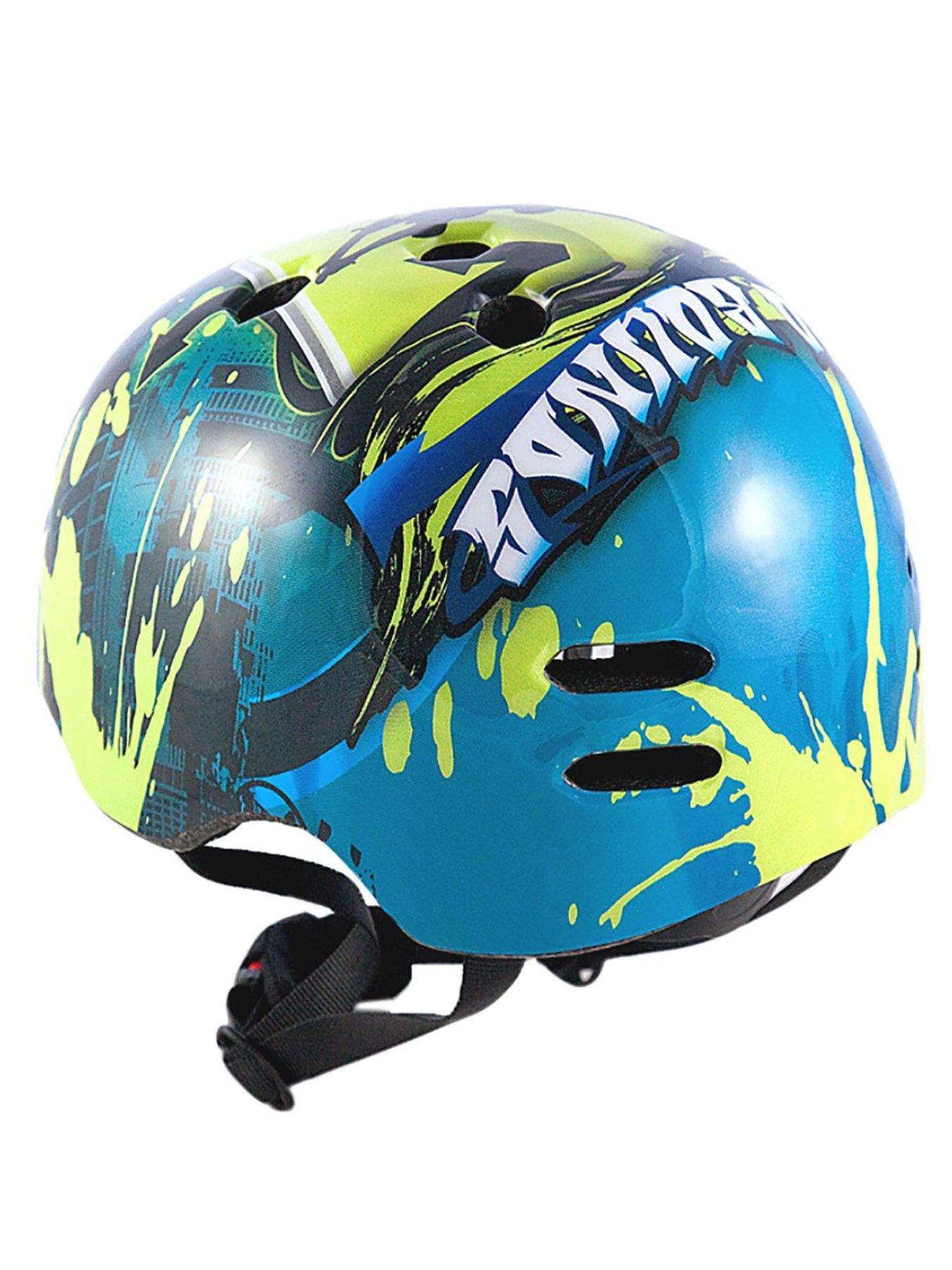  image of awe-sport-direct-bmx-safety-set-with-55-58cm-helmet-black