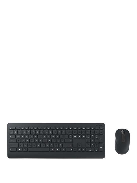 front image of microsoft-wireless-desktop-900-keyboard-and-mouse