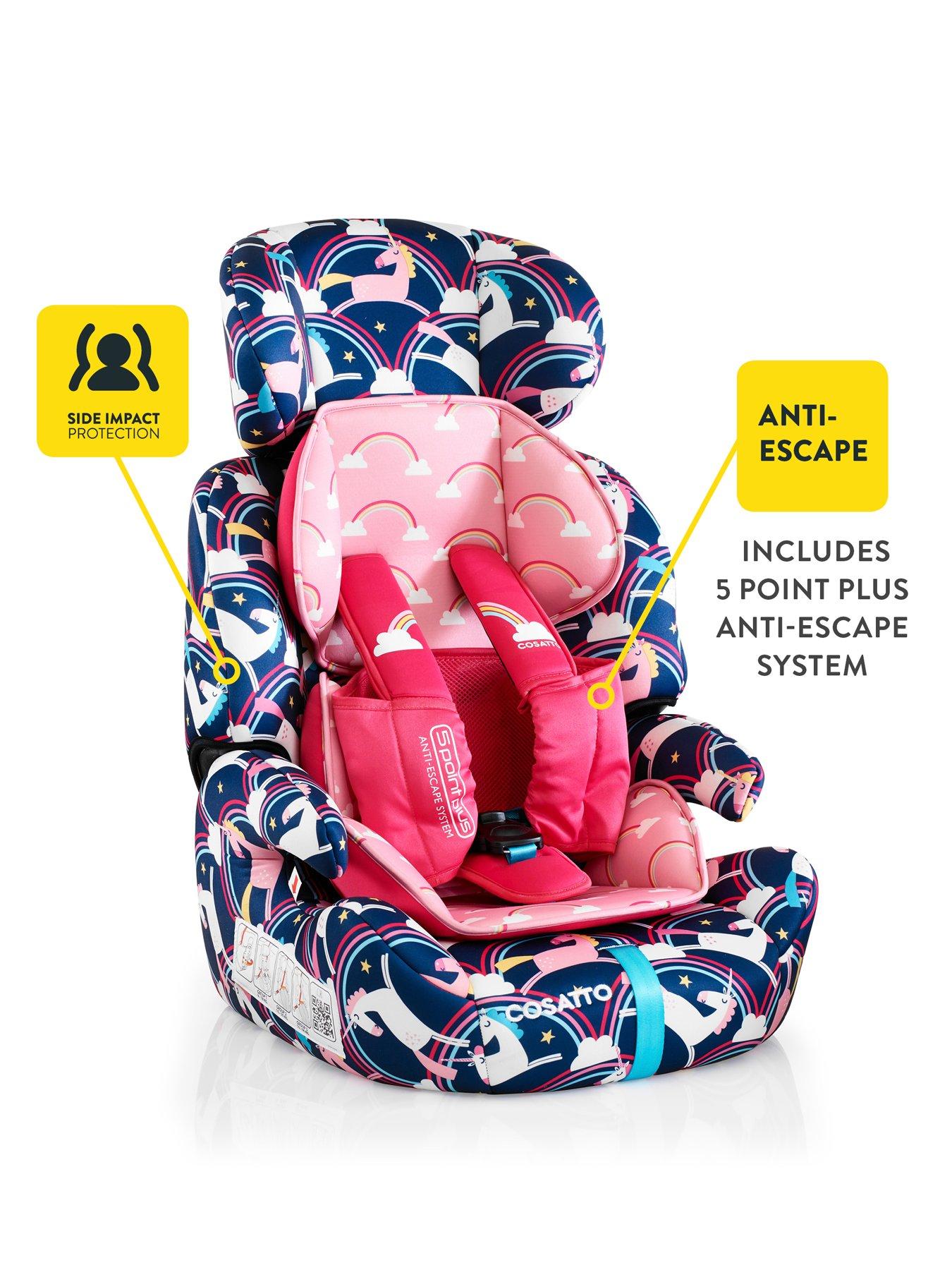 Cosatto Zoomi Group 123 Car Seat Magic Unicorns Littlewoods Com