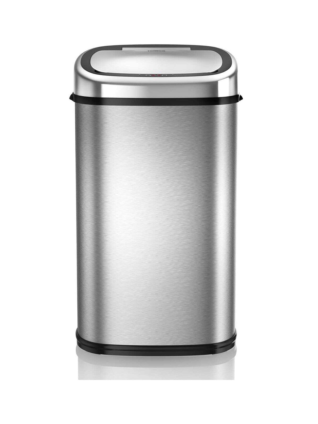 Image 2 of 7 of Tower 58-litre Square Sensor Bin - Stainless Steel