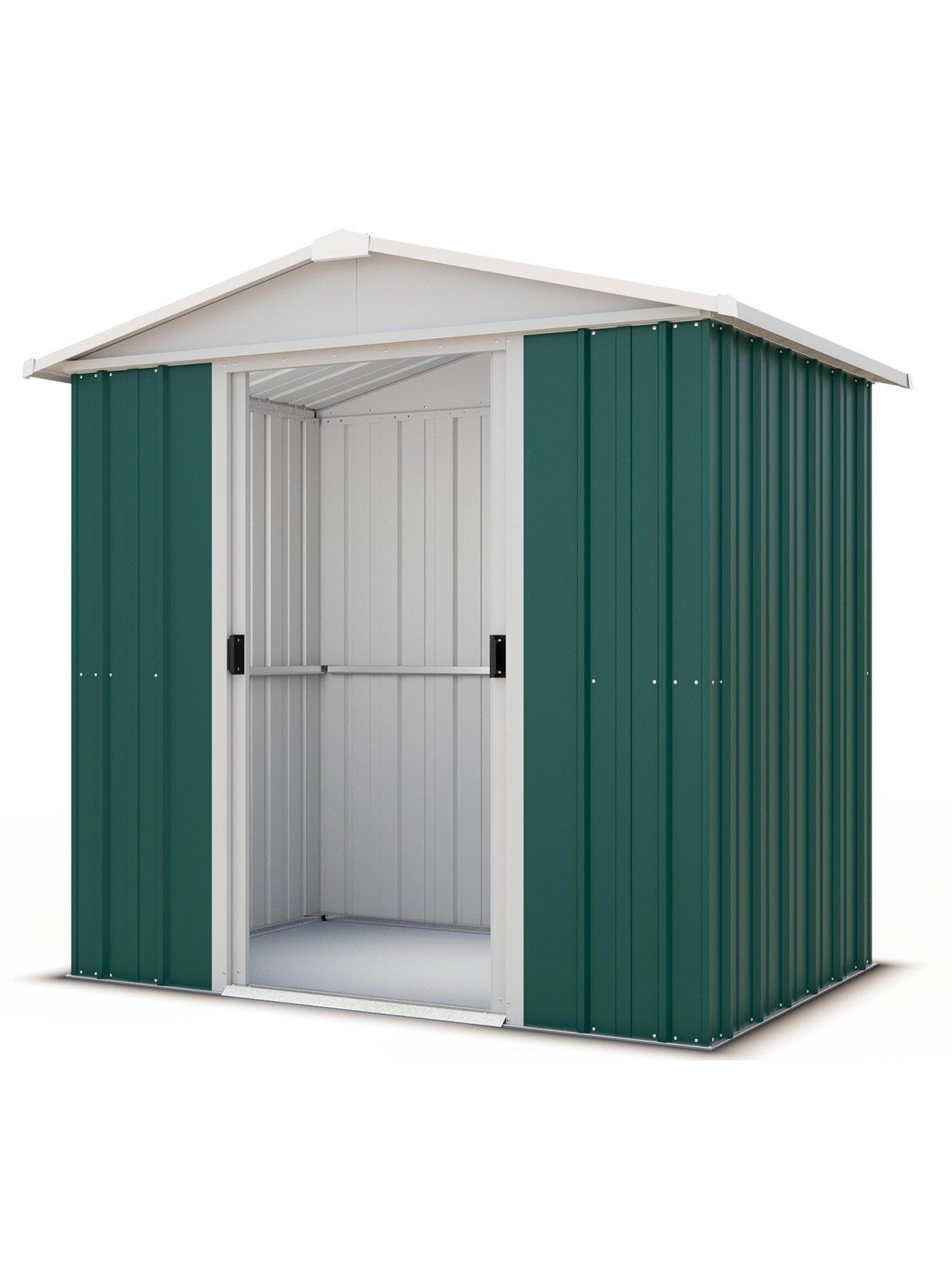 Image 2 of 5 of Yardmaster 6.1 x 6.1 ft Apex Roof Metal Garden Shed